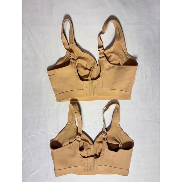 Soma Embraceable Bra Bundle 34G Full Coverage Wireless Unlined Adjustable Nude - Picture 2 of 5